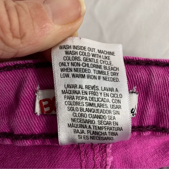 Bongo Girls Vintage Magenta Straight Leg Mid Rise Jeans - Picture 4 of 8